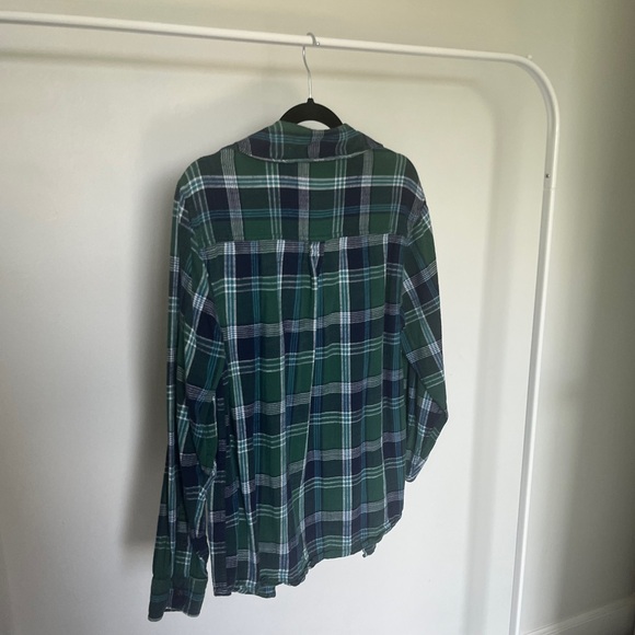 Green plaid Men’s small button down Mountain Ridge size small - Picture 6 of 6